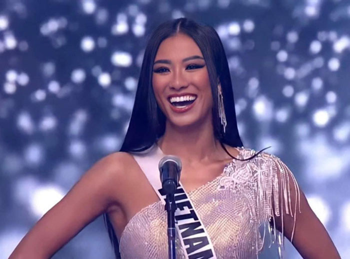Kim Duyên tạo được ấn tượng tại bán kết Hoa hậu hoàn vũ - Miss Universe 2021